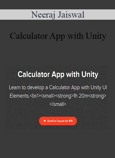 Neeraj Jaiswal - Calculator App with Unity