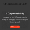 Neeraj Jaiswal - UI Components in Unity