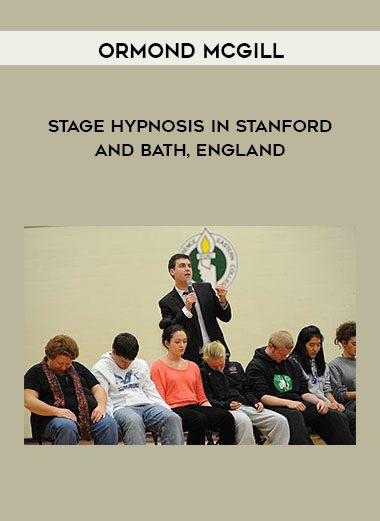 Stage Hypnosis in Stanford and Bath