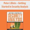 Peter J.Klein – Getting Started in Security Analysis