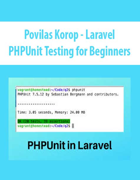 [Download Now] Povilas Korop – Laravel: PHPUnit Testing for Beginners