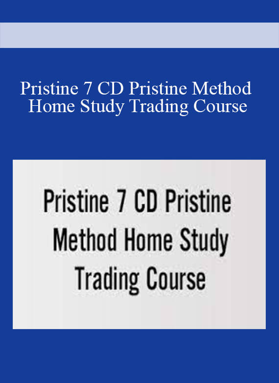 Pristine 7 CD Pristine Method Home Study Trading Course