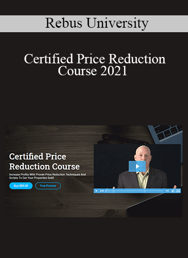 Rebus University - Certified Price Reduction Course 2021