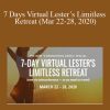 [Download Now] Release Technique – 7 Days Virtual Lester’s Limitless Retreat (Mar 22-28