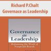 Richard P.Chalt – Governace as Leadership