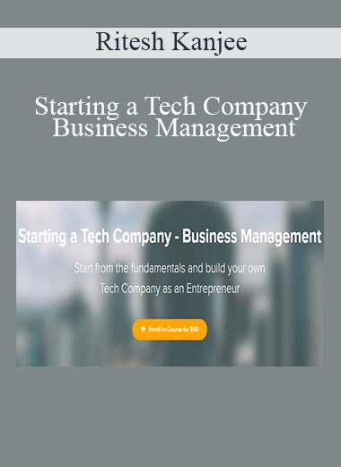 Ritesh Kanjee - Starting a Tech Company - Business Management