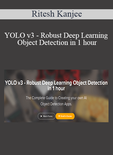 Ritesh Kanjee - YOLO v3 - Robust Deep Learning Object Detection in 1 hour