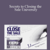 Secrets to Closing the Sale University - Grant Cardone