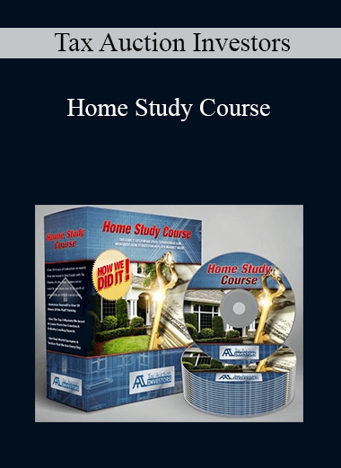 Tax Auction Investors - Home Study Course