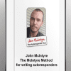 John McIntyre - The McIntyre Method for writing autoresponders