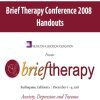 [Download Now] The Milton H. Erickson Foundation – Brief Therapy Conference 2008 – Handouts