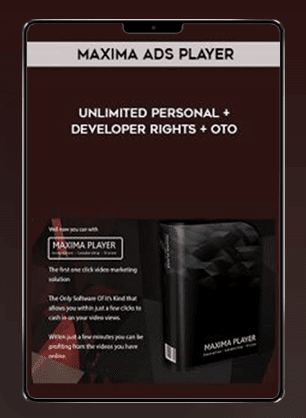 Maxima Ads Player - Unlimited Personal + Developer Rights + OTO