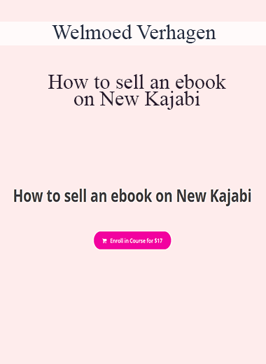 Welmoed Verhagen - How to sell an ebook on New Kajabi