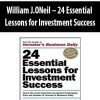 William J.ONeil – 24 Essential Lessons for Investment Success