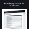 WordPress Secrets for Marketers - Dave Kaminski