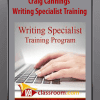 Craig Cannings - Writing Specialist Training