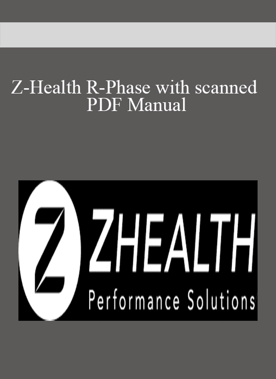 [Download Now] Z-Health R-Phase with scanned PDF Manual