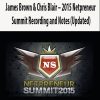 James Brown & Chris Blair – 2015 Netpreneur Summit Recording and Notes (Updated)