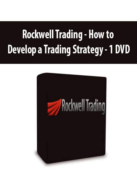 Rockwell Trading - How to Develop a Trading Strategy - 1 DVD