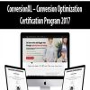 ConversionXL – Conversion Optimization Certification Program 2017