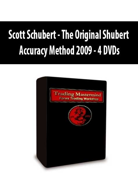 Scott Schubert - The Original Shubert Accuracy Method 2009 - 4 DVDs