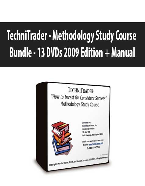 TechniTrader - Methodology Study Course Bundle - 13 DVDs 2009 Edition + Manual