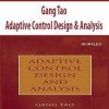 Gang Tao – Adaptive Control Design & Analysis