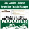 Gene Siciliano – Finance for the Non-Financial Manager