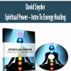 [Download Now] David Snyder - Spiritual Power - Intro To Energy Healing