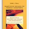 John L.Teall – Quantitative Methods for Finance & Investments