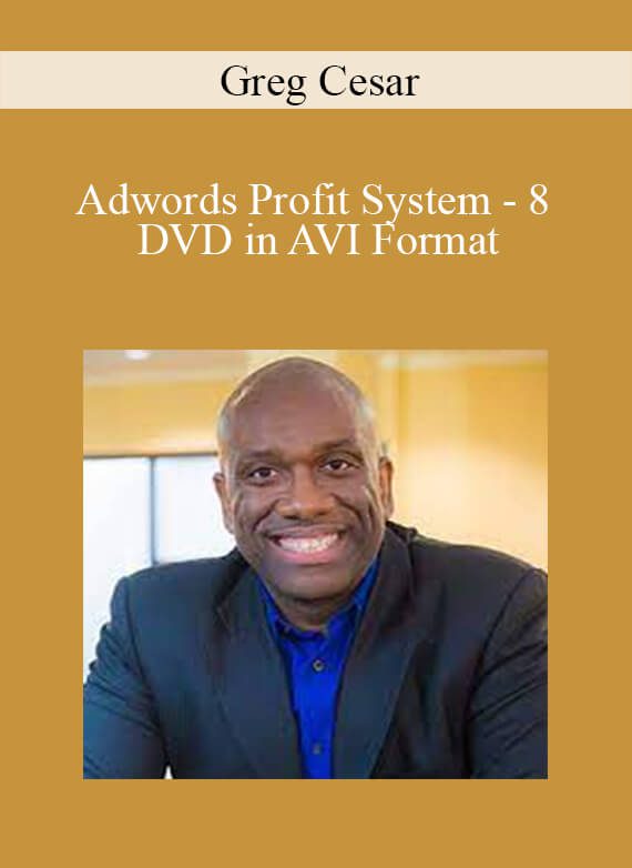 Greg Cesar - Adwords Profit System - 8 DVD in AVI Format