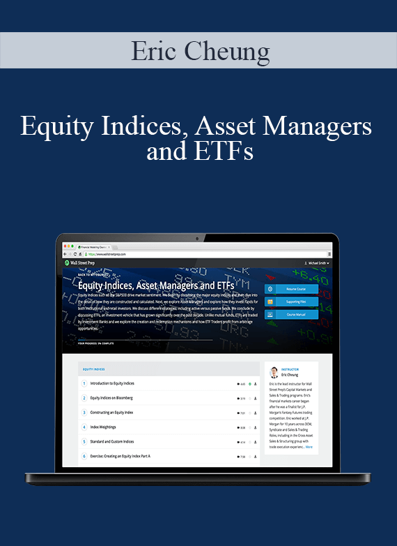 Eric Cheung - Equity Indices, Asset Managers and ETFs