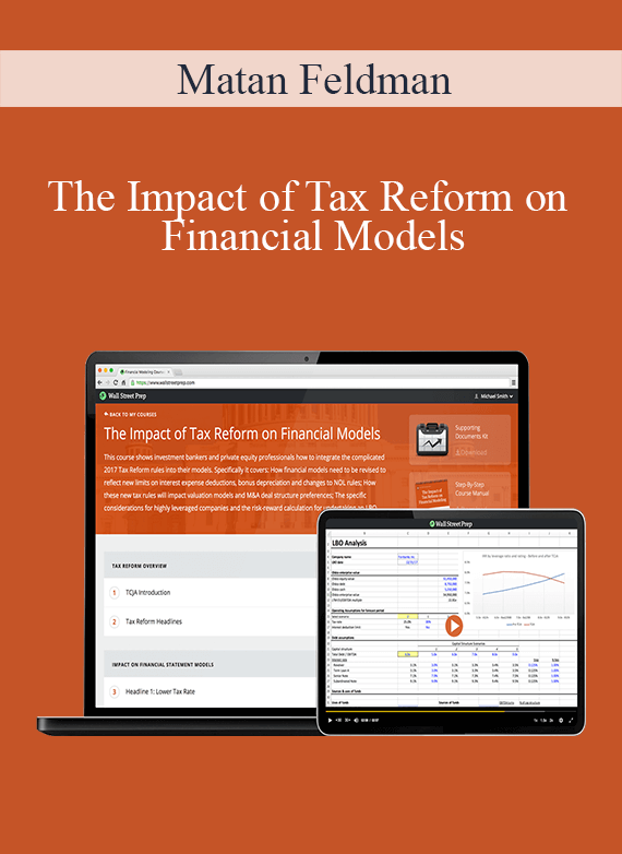 Matan Feldman - The Impact of Tax Reform on Financial Models