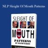 David Barron - NLP Sleight Of Mouth Patterns