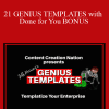 Jeff Herring - 21 GENIUS TEMPLATES with Done for You BONUS