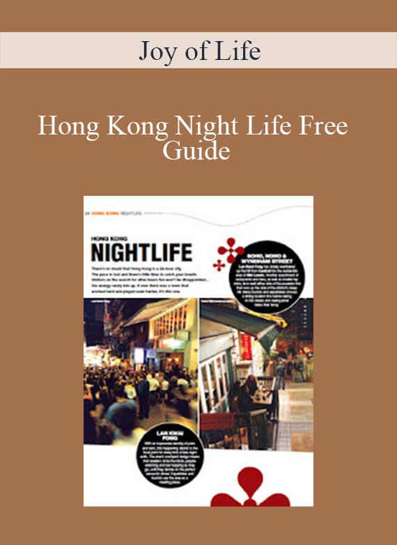 Joy of Life - Hong Kong Night Life Free Guide