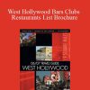 Joy of Life - West Hollywood Bars Clubs Restaurants List BrochureJoy of Life - West Hollywood Bars Clubs Restaurants List Brochure