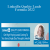 Shelley Hutchinson - LinkedIn Quality Leads Formula 2022