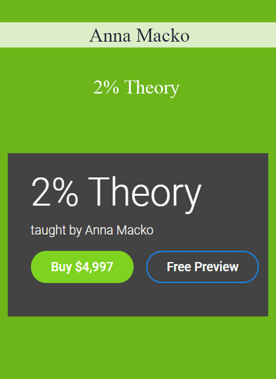 Anna Macko - 2% Theory