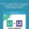 John Gottman - LEVEL 1 and LEVEL 2 Trainings presented by The Gottman Relationship Institute