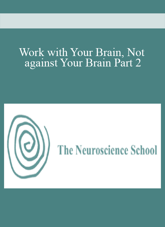 The Neuroscience School - Work with Your Brain, Not against Your Brain Part 2