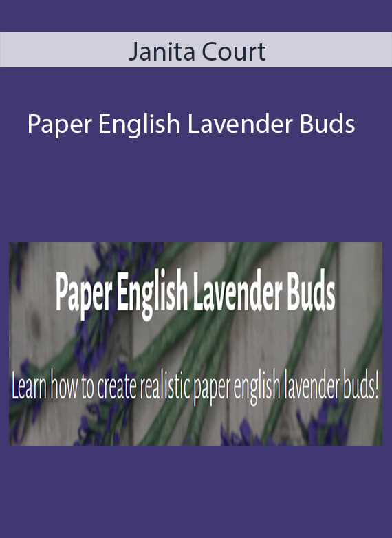 Janita Court - Paper English Lavender Buds