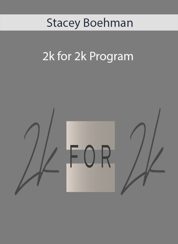 Stacey Boehman - 2k for 2k Program