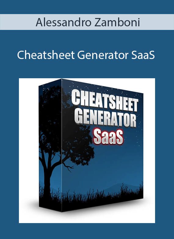 Alessandro Zamboni - Cheatsheet Generator SaaS