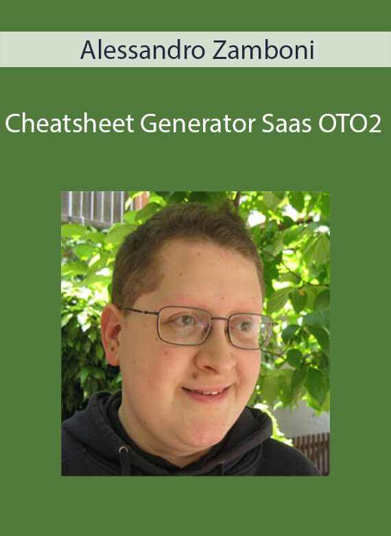 Alessandro Zamboni - Cheatsheet Generator Saas OTO2