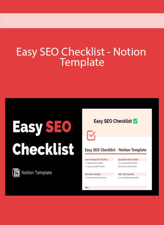 Easy SEO Checklist - Notion Template