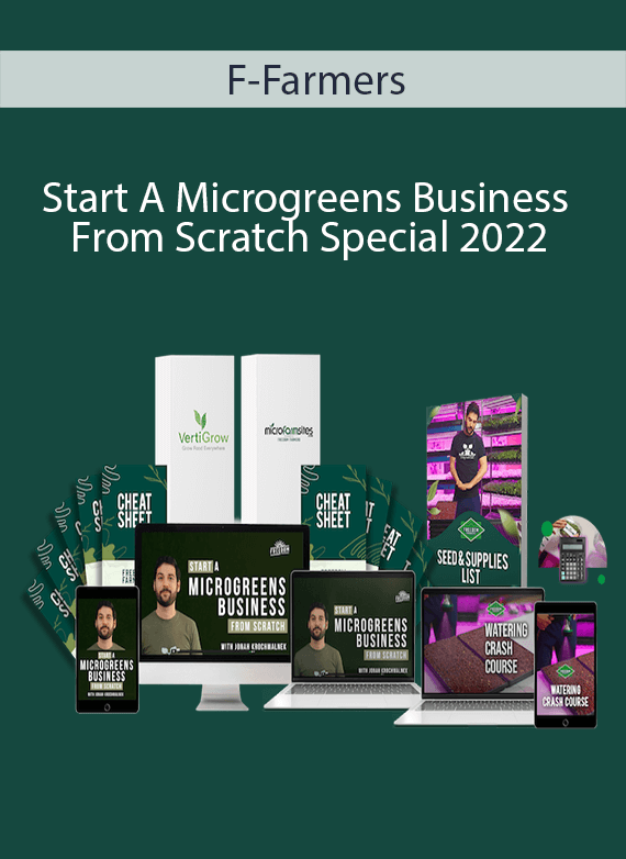 F-Farmers - Start A Microgreens Business From Scratch Special 2022