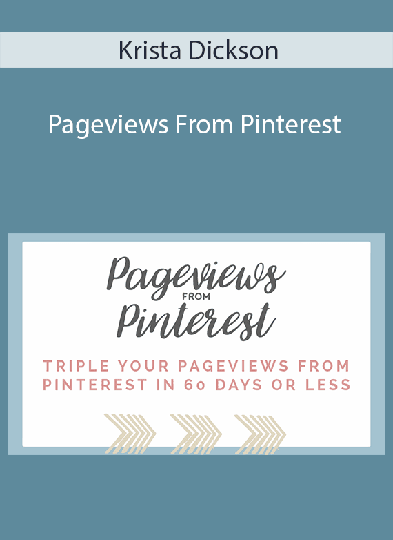 Krista Dickson - Pageviews From Pinterest